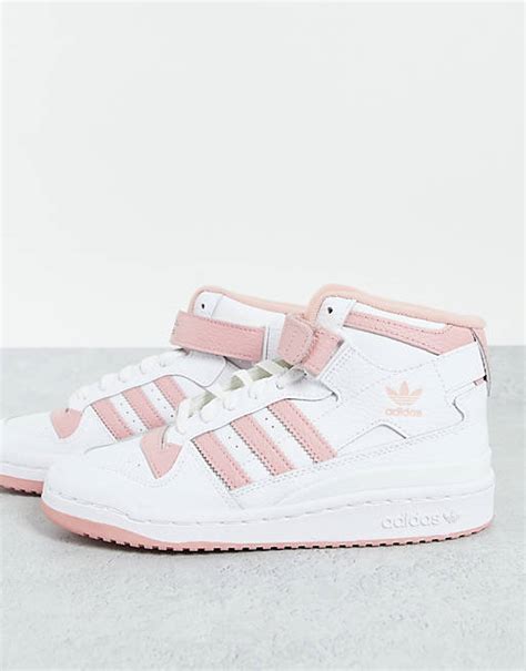 halfhoge adidas wit|Adidas originals white.